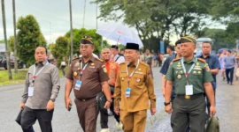 Wakil Wali Kota Padang Maigus Nasir menghadiri Rakornas Pemerintah Pusat dan Daerah di Sentul, Jawa Barat, Senin (2/2/2026). (Foto: Prokopim Padang)