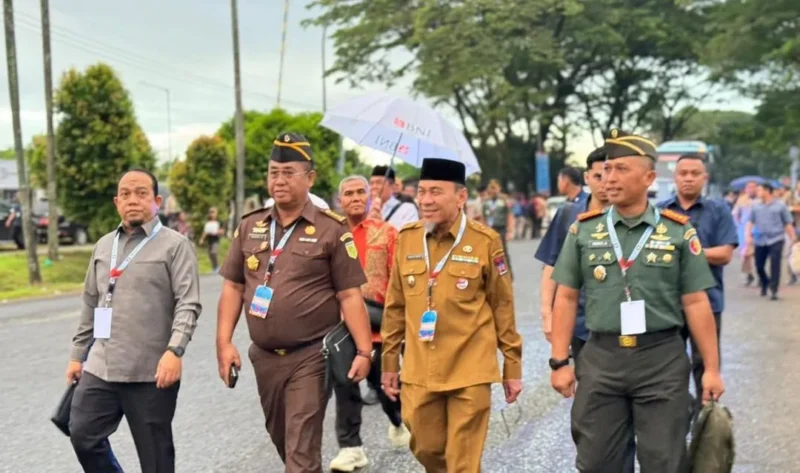 Wakil Wali Kota Padang Maigus Nasir menghadiri Rakornas Pemerintah Pusat dan Daerah di Sentul, Jawa Barat, Senin (2/2/2026). (Foto: Prokopim Padang)