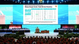 Presiden Prabowo Subianto saat Rakornas Pemerintah Pusat dan Daerah Tahun 2026 di Sentul International Convention Center (SICC), Kabupaten Bogor, Provinsi Jawa Barat, Senin (2/2/2026). (Foto: BPMI Setpres)
