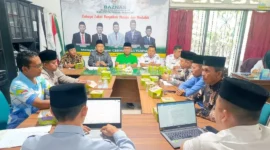 Musyawarah penetapan fatwa besaran zakat fitrah dan fidyah 1447 H di Kantor Baznas Padang Pariaman. (Foto: Ist)
