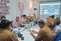 Rapat persiapan Ramadan Halal Fest 2026 di Balai Kota Padang, Selasa (3/2/2026). (Foto: Diskominfo Padang)