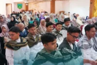 Sebanyak 30 siswa SMAN 2 Padang Panjang mengikuti Wisuda Tahfiz Al-Qur’an di Gedung M. Sjafei, Rabu (11/2/2026). (Foto: Kominfo Padang Panjang)