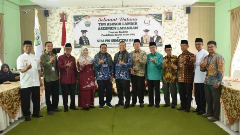 Wakil Wali Kota Padang Maigus Nasir menghadiri asesmen lapangan Prodi S-1 PAI STAI-PIQ Sumbar di Aula Kampus STAI-PIQ Sumbar, Jumat (20/2/2026). (Foto: Prokopim Padang)