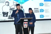 Refleksi satu tahun kepemimpinan Wali Kota dan Wakil Wali Kota Padang di Bagindo Aziz Chan Youth Center, Jumat (20/2/2026). 