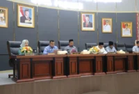 Sosialisasi Mekanisme Pokir DPRD di Ruang Sidang Utama Lantai II Gedung DPRD Padang, Kamis (19/2/2026).