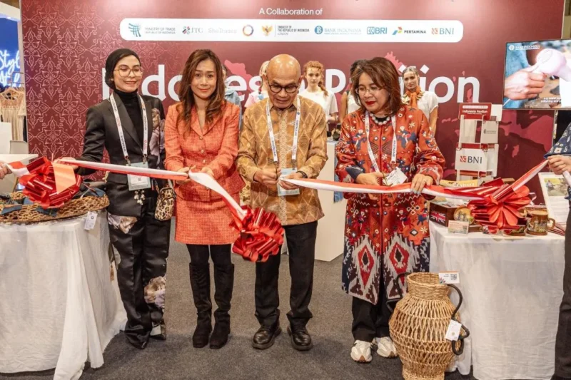Kementerian Perdagangan (Kemendag) RI memfasilitasi UMKM Perempuan Indonesia tampil di Spring Fair 2026, Birmingham, Inggris pada 1–4 Februari 2026. (Foto: Kemendag)