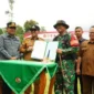 Program TMMD ke-127 resmi dimulai di Nagari Pagaruyung, Kecamatan Tanjung Emas, Kabupaten Tanah Datar, Selasa (10/2/2026). (Foto: Prokopim Tanah Datar)