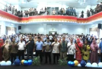Bupati Pasbar Yulianto membuka Third My Rubel Competition di Aula Kantor Bupati Pasbar, Sabtu (7/2). (Foto: Diskominfo Pasbar)