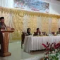 Wakil Wali Kota Padang Maigus Nasir membuka Musrenbang tingkat Kecamatan Kuranji di Gedung Serbaguna Serumpun, Kelurahan Kuranji, Kamis (5/2/2026). (Foto: Diskominfo Padang)