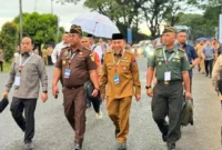 Wakil Wali Kota Padang, Maigus Nasir menghadiri Rakornas Pemerintah Pusat dan Daerah 2026 di SICC, Kabupaten Bogor, Jawa Barat, Senin (2/2/2026). (Foto: Diskominfo Padang)