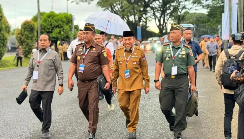 Wakil Wali Kota Padang, Maigus Nasir menghadiri Rakornas Pemerintah Pusat dan Daerah 2026 di SICC, Kabupaten Bogor, Jawa Barat, Senin (2/2/2026). (Foto: Diskominfo Padang)