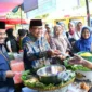Wakil Wali Kota Padang Maigus Nasir bersama Kepala BBPOM di Padang Martin Suhendri melakukan sidak di Pasar Pabukoan Imam Bonjol, Kamis (26/2/2026). (Foto: Prokopim Padang)