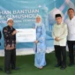 Wakil Wali Kota Padang Maigus Nasir menghadiri penyerahan bantuan rehabilitasi Musala Asrama Panti Asuhan Khusus Anak Mentawai dari PT Angkasa Pura Indonesia, Rabu (18/3/2026). (Foto: Prokopim Padang)