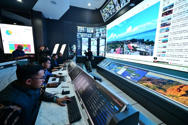 Kemenhub menyediakan layanan pemantauan arus mudik dan balik Lebaran 2026 secara real time melalui platform Nusantara Hub–Live Streaming. (Foto: Kemenhub)