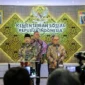Mensos Saifullah Yusuf dalam konferensi pers di Kantor Kementerian Sosial, Jakarta, Kamis (5/3/2026). (Foto: Kemensos)