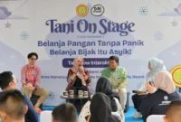 Talkshow “Tani On Stage” bertema Belanja Pangan Tanpa Panik, Belanja Bijak itu Asyik! di Area Komersial TOD Samesta Mahata Margonda, Depok, Jumat (6/3/2026). (Foto: Kementan)