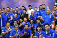 Wali Kota Padang Fadly Amran saat buka puasa bersama di Bagindo Aziz Chan Youth Center, Selasa (17/3/2026). (Foto: Prokopim Padang)