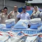 Pelepasan ekspor beras di Gudang Bulog Kelapa Gading, Jakarta, Rabu (4/3/2026) untuk memenuhi kebutuhan konsumsi jemaah haji Indonesia pada musim haji 2026. (Foto: Kemenhaj)