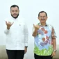 Wali Kota Padang, Fadly Amran bersama Kakanwil Kemenkum Sumbar, Alpius Sarumaha di Kediaman Resmi Wali Kota, Jumat (27/3/2026). (Foto: Prokopim Padang)