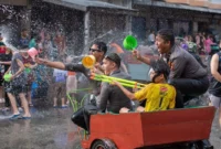 Festival Perang Air 2026 di Kabupaten Kepulauan Meranti, Riau. (Foto: Kemenpar)