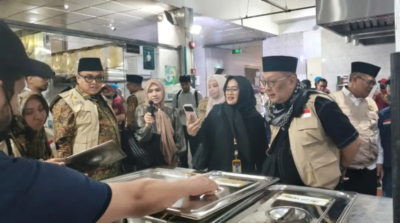 Kunjungan kerja pengawasan Komite III DPD RI di Kantor Teknis Urusan Haji Madinah, Senin (30/3/2026). (Foto: Kemenhaj)