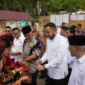 Wali Kota Padang, Fadly Amran menghadiri peresmian sekaligus penyerahan kunci Huntap Mandiri Kampung Tangguh Kadin di Batu Busuk, Kecamatan Pauh, Selasa (10/3/2026). (Foto: Prokopim Padang)