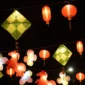 Lampu Hias bernuansa Lampion dan Ketupat diarea Lapangan Banteng, menjadi simbol keberagaman di Indonesia. (Foto: Rahadian Bagaskara/Kemenag)