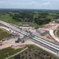 PT HKI mencatat progres pembangunan Interchange (IC) Lubuk Alung pada ruas Jalan Tol Padang-Sicincin mencapai 21,07% per akhir Februari. (Foto: HKI)
