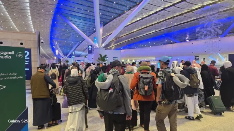 Sebanyak 2.190 jemaah telah kembali ke Indonesia melalui Bandara King Abdulaziz Jeddah dan Bandara Amir Muhammad bin Abdul Aziz Madinah dalam dua hari terakhir ini. (Foto: Kemenhaj)