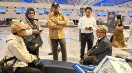 Kementerian Haji dan Umrah terus memantau pelaksanaan ibadah umrah menyusul perkembangan situasi keamanan di kawasan Timur Tengah, Minggu (29/3/2026). (Foto: Kemenhaj)