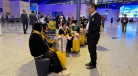 Kantor Urusan Haji Jeddah terus melakukan pengawasan dan pendampingan terhadap jemaah umrah Indonesia di Bandara Internasional King Abdulaziz International Airport. (Foto: Kemenhaj)