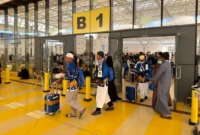 Pemerintah mengintensfikan pendampingan kepulangan jemaah umrah di Bandara Jeddah. (Foto: Kemenhaj)