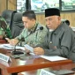 Gubernur Sumbar, Mahyeldi Ansharullah menerima kunjungan kerja Komisi I DPR RI dalam masa reses di Gedung Sapta Marga Kodam I Bukit Barisan, Jumat (6/3/2026). (Foto: ADPSB)