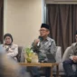 Dirjen Bina Penyelenggaraan Haji dan Umrah, Puji Raharjo saat menghadiri acara “Diseminasi dan Diskusi Publik tentang Hasil Pemantauan Haji Inklusif” yang diselenggarakan oleh Komisi Nasional Disabilitas (KND), Jumat (13/3). (Foto: Kemenhaj)