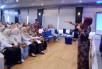 Anggota Komisi VIII DPR RI, Lisda Hendrajoni saat menyampaikan sambutan. (Foto: Dok. Zan)