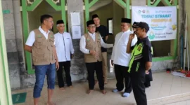 Peninjauan kesiapan layanan Rumah Ibadah Ramah Pemudik. (Foto: Kemenag)