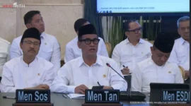 Mentan Andi Amran Sulaiman mengikuti Sidang Kabinet Paripurna yang dipimpin Presiden Prabowo Subianto di Istana Negara, Jakarta, Jumat (13/3/2026). (Foto: Ist)