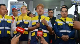 Menteri ESDM Bahlil Lahadalia memastikan pasokan energi nasional tetap aman selama Idulfitri 2026. (Foto: Kementerian ESDM)