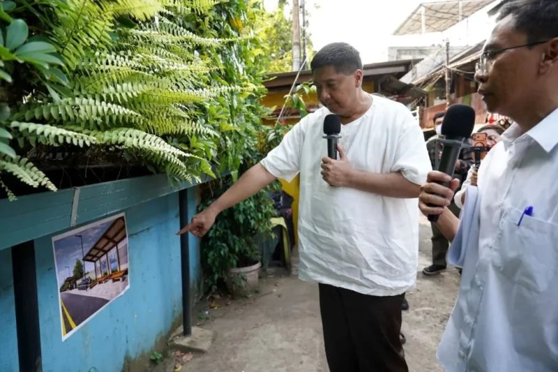 Kementerian PKP menyiapkan penataan jalan sepanjang 300 meter di kawasan Menteng Tenggulun, Jakarta, tanpa menggunakan APBN. (Foto: Kementerian PKP)