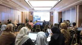 Pengayaan Persepsi Monitoring dan Evaluasi (Monev) untuk memperkuat implementasi Program Pengendalian Gratifikasi (PPG) di Jakarta, Kamis (12/3/2026). (Foto: Desi Hariati/Kemenag)