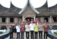 Wali Kota Padang, Fadly Amran menghadiri peresmian pembangunan pagar Museum Adityawarman, Kamis (12/3/2026). (Foto: Prokopim Padang)