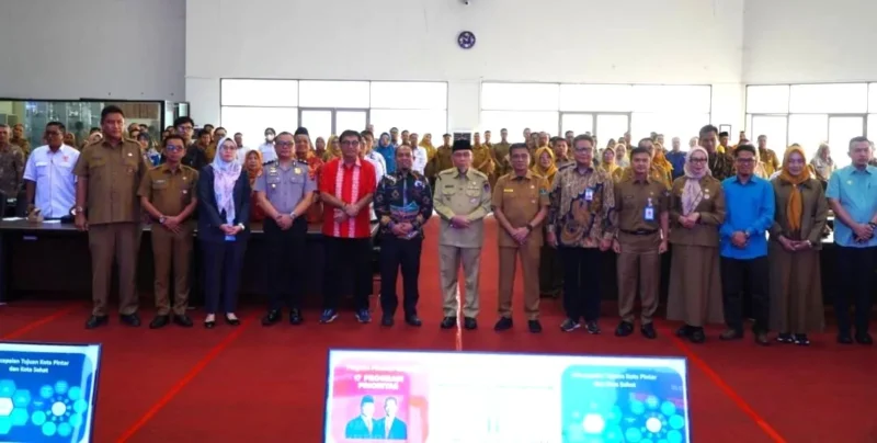 Wakil Wali Kota Padang Maigus Nasir membuka Musrenbang RKPD Kota Padang Tahun 2027 di Gedung Bagindo Aziz Chan, Balai Kota Aia Pacah, Selasa (31/3/2026). (Foto: Prokopim Padang)