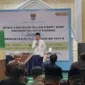 Asisten II Sekretariat Daerah Kota Padang, Didi Aryadi memberikan sambutan saat peringatan Nuzulul Qur’an 1447 Hijriah di Masjid Agung Nurul Iman, Jumat (6/3/2026) pagi. (Foto: Diskominfo Padang)