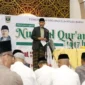 Gubernur Sumbar Mahyeldi saat peringatan Nuzulul Qur’an di Masjid Raya Syekh Ahmad Khatib Al Minangkabawi, Kota Padang, Minggu (8/3/2026). (Foto: ADPSB)