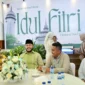 Wali Kota Padang, Fadly Amran menggelar Open House Idul Fitri 1447 H di kediaman resmi Wali Kota, Sabtu (21/3/2026). (Foto: Prokopim Padang)