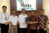 Bupati Padang Pariaman John Kenedy Azis (JKA) melakukan audiensi dengan pimpinan PT SMI di Jakarta, Senin (9/3/2026). (Foto: Diskominfo Padang Pariaman)