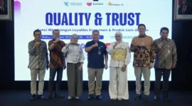 Kemendag bersama Lazada Indonesia dan Lampu.id menggelar pelatihan bagi lebih dari 250 pelaku usaha dan konsumen. (Foto: Kemendag)