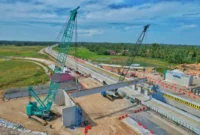 PT Hutama Karya (Persero) bersama anak usahanya, PT Hutama Karya Infrastruktur, akan menerapkan rekayasa lalu lintas di KM 18+998 arah Padang–Sicincin pada 2–3 Maret 2026. (Foto: Hutama Karya)