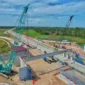 PT Hutama Karya (Persero) bersama anak usahanya, PT Hutama Karya Infrastruktur, akan menerapkan rekayasa lalu lintas di KM 18+998 arah Padang–Sicincin pada 2–3 Maret 2026. (Foto: Hutama Karya)