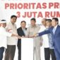 Groundbreaking pembangunan rusun subsidi di Meikarta. (Foto: Kementerian PKP)